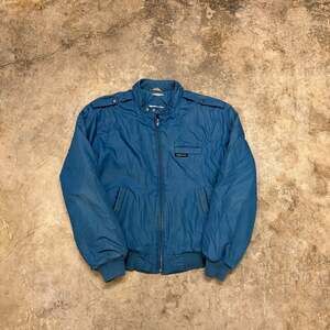 Vintage Members Only Iconic Cafe Racer Jacket Blue, Size M